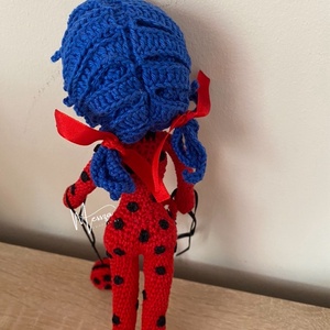 Horgolt Miraculous katicabogár katicalány figura , amigurumi (Messza) - játék & sport - plüssállat & játékfigura - ember - Meska.hu