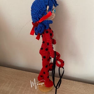 Horgolt Miraculous katicabogár katicalány figura , amigurumi (Messza) - játék & sport - plüssállat & játékfigura - ember - Meska.hu