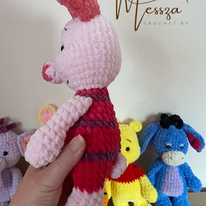 Horgolt Malacka amigurumi (Messza) - játék & sport - plüssállat & játékfigura - malac - Meska.hu