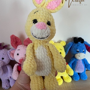 Horgolt Nyuszi a Micimackóból amigurumi (Messza), Játék & Sport, Plüssállat & Játékfigura, Nyuszi, Horgolás, Varrás, MESKA