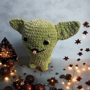 Horgolt Hurutka  amigurumi (Messza) - karácsony - karácsonyi lakásdekoráció - karácsonyi manók, figurák - Meska.hu