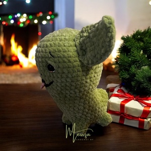 Horgolt Hurutka  amigurumi (Messza) - karácsony - karácsonyi lakásdekoráció - karácsonyi manók, figurák - Meska.hu