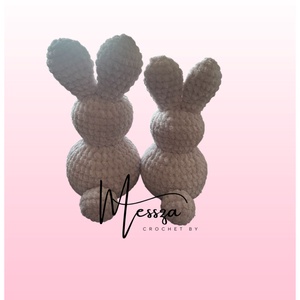 Esküvői nyuszi pár horgolásminta (angol nyelvű PDF) � romantikus, csipkés amigurumi nyuszik - diy (csináld magad) - szabásminta, útmutató - horgolási minta - Meska.hu