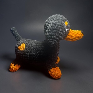 Tacskó horgolásminta � részletes amigurumi PDF (angol leírással) - diy (csináld magad) - szabásminta, útmutató - horgolási minta - Meska.hu