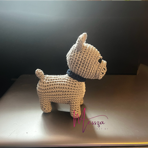Horgolt francia bulldog kutya amigurumi (Messza) - játék & sport - plüssállat & játékfigura - kutya - Meska.hu