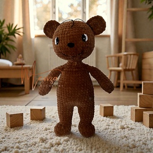 Horgolt Boribon maci hajjal ,  amigurumi (Messza) - játék & sport - plüssállat & játékfigura - maci - Meska.hu