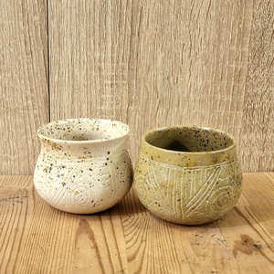 Korongozott viking mintás kerámia csésze - otthon & életmód - konyhafelszerelés, tálalás - tálalás - bögre & csésze - Meska.hu