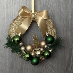 Karácsonyi ajtódísz, Karácsony, Karácsonyi lakásdekoráció, Karácsonyi ajtódíszek, Virágkötés, MESKA