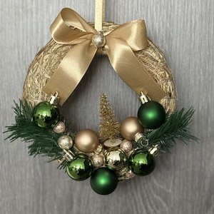 Karácsonyi ajtódísz - karácsony - karácsonyi lakásdekoráció - karácsonyi ajtódíszek - Meska.hu