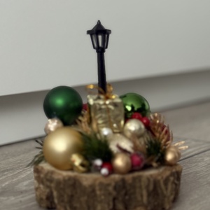 Asztaldísz - karácsony - karácsonyi lakásdekoráció - ünnepi asztaldekoráció - Meska.hu