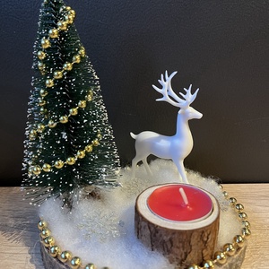 Szarvasos karácsonyi dísz - otthon & életmód - dekoráció - dísztárgy - Meska.hu
