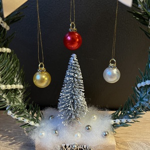 Karácsonyfás asztali dísz - otthon & életmód - dekoráció - asztal és polc dekoráció - asztaldísz - Meska.hu