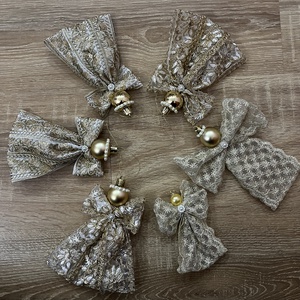 Csipkéből készült angyalkák, Karácsony, Karácsonyi lakásdekoráció, Karácsonyfadíszek, Mindenmás, MESKA