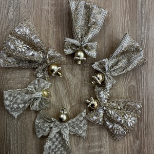 Csipkéből készült angyalkák - karácsony - karácsonyi lakásdekoráció - karácsonyfadíszek - Meska.hu