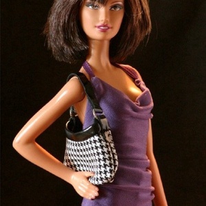 Barbie táska -  Black Check -  - Meska.hu