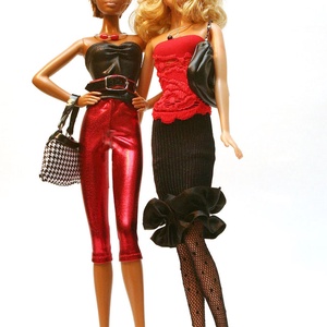 Barbie táska -  Black Check -  - Meska.hu