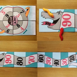 Kígyóvető, célba dobást gyakorló játék 8 db filc állatfigurával, ügyességi, készségfejlesztő játék - játék & sport - készségfejlesztő és logikai játék - Meska.hu