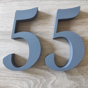 16-os házszám - 18cm egyedi méretben - Megrendelésre - Meska.hu