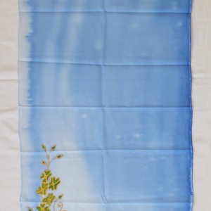 Nyári virágos selyemsál - ruha & divat - sál, sapka, kendő - sál - Meska.hu