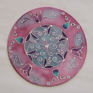 Selyem fali dísz, kis méret - Meska.hu