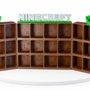 Minecraft kinder figura tartó - otthon & életmód - dekoráció - asztal és polc dekoráció - asztaldísz - Meska.hu