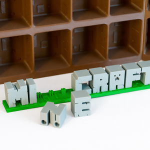 Minecraft kinder figura tartó - otthon & életmód - dekoráció - asztal és polc dekoráció - dekorációs tál, tartó - Meska.hu