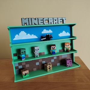 Minecraft kinder figura tartó, Otthon & Életmód, Dekoráció, Dekoratív figurák és szobrok, , MESKA
