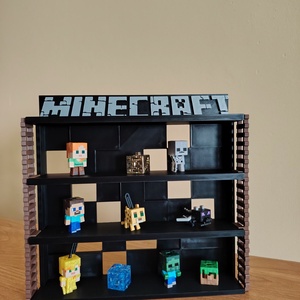 Minecraft kinder figura tartó - otthon & életmód - dekoráció - asztal és polc dekoráció - asztaldísz - Meska.hu