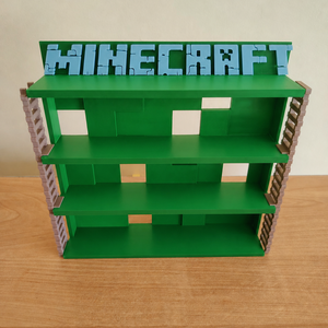 Minecraft kinder figura tartó - otthon & életmód - dekoráció - asztal és polc dekoráció - asztaldísz - Meska.hu