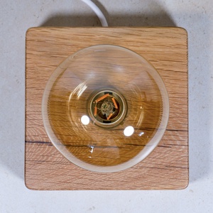 Tölgy-epoxy Lámpa - Natura Oak - otthon & életmód - lámpa - hangulatlámpa - Meska.hu