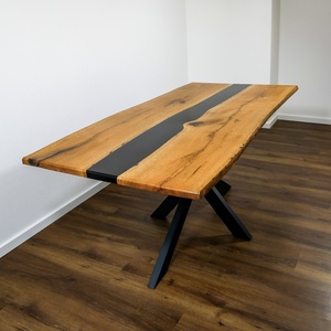 Epoxy-Tölgy étkezőasztal - otthon & életmód - bútor - asztal - Meska.hu Epoxy-Tölgy étkezőasztal - otthon & életmód - bútor - asztal - Meska.hu