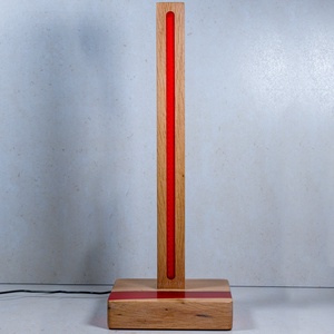 Tölgy-epoxy Lámpa - Bellis Orange - Meska.hu