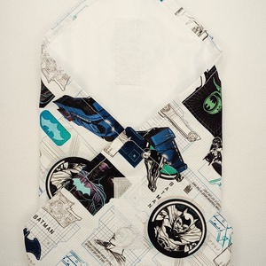 Batman gyermek textil szalvéta, élelmiszerbiztos PUL anyaggal - otthon & életmód - konyhafelszerelés, tálalás - konyhai textil - szalvéta - Meska.hu