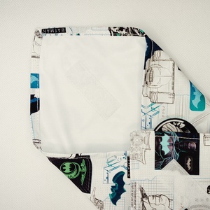 Batman gyermek textil szalvéta, élelmiszerbiztos PUL anyaggal - otthon & életmód - konyhafelszerelés, tálalás - konyhai textil - szalvéta - Meska.hu