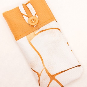Kintsugi - vízhatlan textil telefontok, Táska & Tok, Pénztárca & Más tok, Telefontok, Varrás, MESKA