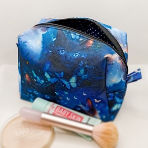 Cicák - vízhatlan piperetáska, Táska & Tok, Neszesszer, Varrás, MESKA