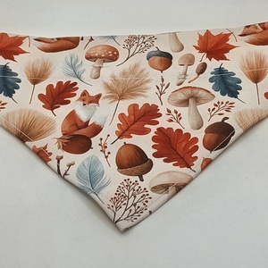 Gombák, levelek - Vízhatlan textil kutyasál - Meska.hu