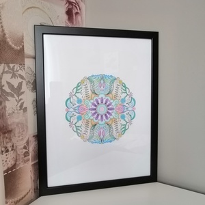 Színes ceruzás mandala - otthon & lakás - dekoráció - kép & falikép - Meska.hu Színes ceruzás mandala - otthon & lakás - dekoráció - kép & falikép - Meska.hu