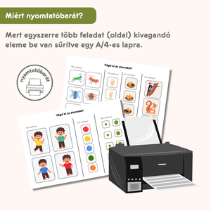 Tavaszi csendeskönyv  - játék & sport - készségfejlesztő és logikai játék - oktató játékok - Meska.hu