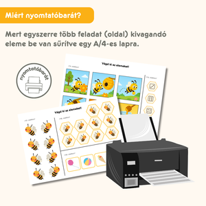 Méhecskés csendeskönyv  -  - Meska.hu