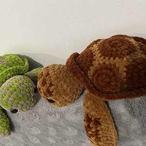 Horgolt teknős - játék & sport - plüssállat & játékfigura - hal - Meska.hu