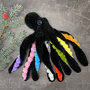 Horgolt polip, Játék & Sport, Plüssállat & Játékfigura, Polip, Horgolás, MESKA