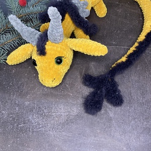 Horgolt sárkány, Játék & Sport, Plüssállat & Játékfigura, Plüss sárkány, Horgolás, MESKA