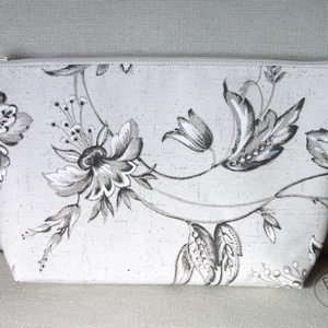 Virágos, indás nagy neszesszer, Táska & Tok, Neszesszer, Varrás, MESKA