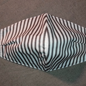 Szürke csíkos arcmaszk, szájmaszk, Maszk, Arcmaszk, Férfi & Uniszex, Varrás, MESKA