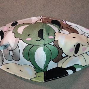 Színes koalás arcmaszk, szájmaszk, Ruha & Divat, Maszk, Arcmaszk, Gyerek, Varrás, MESKA