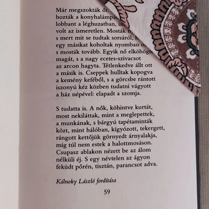 Török mintás könyvjelző, könyvsarok, Könyv & Zene, Könyvjelző, Varrás, MESKA