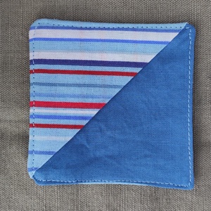 Kék csíkos könyvjelző, könyvsarok - könyv & zene - könyvjelző - Meska.hu