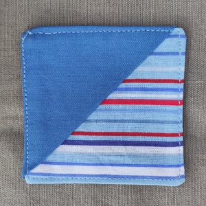 Kék csíkos könyvjelző, könyvsarok - könyv & zene - könyvjelző - Meska.hu