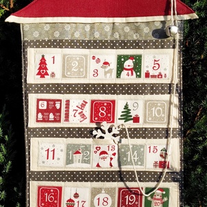 Adventi naptár, társasház - karácsony - adventi díszek - adventi naptár - Meska.hu